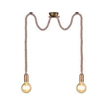 Pendul Trio ROPE metal, alama, E27 - 310100204