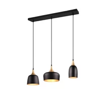 Pendul Trio CHIRAZ metal, negru, E14 - 310500332