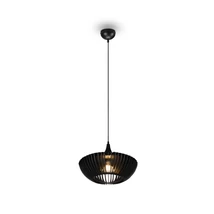Pendul Trio COLINO metal, lemn, negru, E27 - 315900132