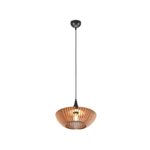 Pendul Trio COLINO metal, lemn, antracit, maro, E27 - 315900142