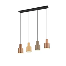 Pendul Trio AGUDO metal, negru, multicolor, E27 - 319400417