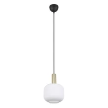 Pendul Trio DIVA, metal, sticla, alama, alb, E27 - Trio-319800108