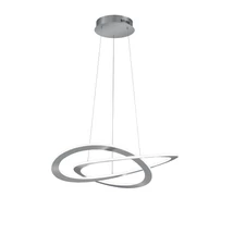 Pendul Trio OAKLAND metal, nichel, LED, 3000K, 52W, 6200lm - 321710107