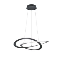 Pendul Trio OAKLAND metal, antracit, LED, 3000K, 52W, 6200lm - 321710142