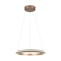 Pendul Trio AMADOR metal, maro, alb, LED, 34W, 2300-3000-4000K, 4000Lm - 331010165