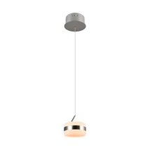 Pendul Trio DIOS metal, acril, nichel , alb, LED, 8W, 2300-3000-4000K, 800Lm - 331410107