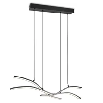 Pendul Trio SPIDER metal, acril, negru, alb, LED, 46W, 2700-6500K, 5350Lm - 332810332