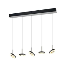 Pendul Trio GUANO metal, acril, nichel, negru, alb, LED, 40W, 2300-3000-4000K, 4250Lm - 334410507