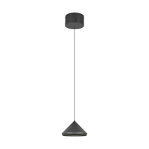 Pendul Trio LAGUNA metal, negru, LED, 5W, 2300-3000-4000K, 500Lm - 336210132