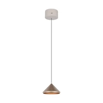Pendul Trio LAGUNA metal, maro, LED, 5W, 2300-3000-4000K, 500Lm - 336210165
