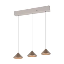 Pendul Trio LAGUNA metal, maro, LED, 15W, 2300-3000-4000K, 1500Lm - 336210365