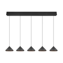 Pendul Trio LAGUNA metal, negru, LED, 25W, 2300-3000-4000K, 2500Lm - 336210532