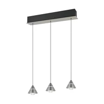 Pendul Trio ROMEO metal, nichel, LED, 21W, 2300-3000-4000K, 2100Lm - 337010307