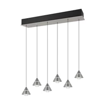 Pendul Trio ROMEO metal, nichel, LED, 42W, 2300-3000-4000K, 4200Lm - 337010607