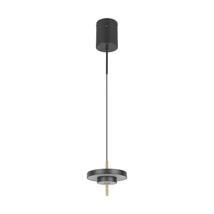 Pendul Trio KEATON metal, acril, negru, auriu, alb, LED, 10W, 2300-3000-4000K, 1200Lm - 340210180