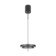 Pendul Trio KEATON metal, acril, negru, auriu, alb, LED, 34,5W, 2300-3000-4000K, 4000Lm - 340219180