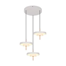 Pendul Trio KEATON metal, acril, gri, alb, LED, 30W, 2300-3000-4000K, 3600Lm - 340230376