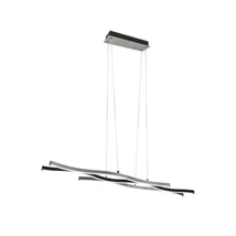 Pendul Trio BLAZE metal, negru, gri, LED, 2300K-3000K-4000K, 35W, 4300lm - 341210305