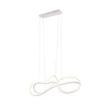 Pendul Trio NALA metal, alb, LED, 2300K-3000K-4000K, 57W, 6800lm - 344310131