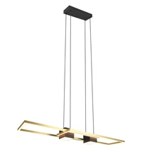 Pendul Trio FIATO, metal, negru, auriu, LED, 37W, 4300lm, 2700K-6500K - Trio-347710480