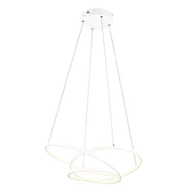 Pendul Trio DARVIN, metal, alb, LED, 34W, 4500lm, 2300K+3000K+4000K - Trio-349110131