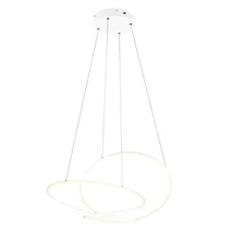 Pendul Trio DARVIN, metal, alb, LED, 52W, 6700lm, 2300K+3000K+4000K - Trio-349119131