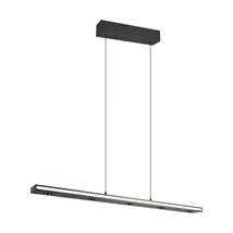 Pendul Trio GRAHAM metal, negru, LED, 44W, 4200lm, 2300K-3000K-4000K - Trio-353010132