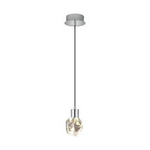 Pendul Trio VERANO  metal, cristal, crom, transparent, LED, 5.5W, 660lm, 2300K-3000K-4000K - Trio-354510106