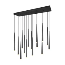 Pendul Trio CALA  metal, negru, LED, 57W, 6750lm, 2300K-3000K-4000K - Trio-354811532