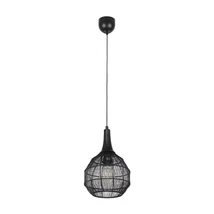 Pendul Trio SORAYA, metal, negru, E27 - Trio-365430132