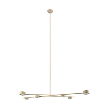 Pendul Trio CODA metal, acril, bej, GX53 - 369000643