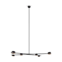 Pendul Trio CODA metal, acril, negru, auriu, GX53 - 369000680