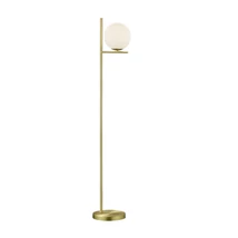Lampadar Trio PURE metal, sticla, alama, alb, E14 - 402000108