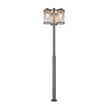 Lampadar exterior Trio SAMBESI metal, plastic, antracit, transparent, E27, IP44 - 404160342