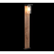 Lampadar exterior Trio ARDILA metal, sticla, lemn, transparent, E27, IP44 - Trio-411660135
