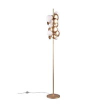 Lampadar Trio BUBBLE metal, sticla, auriu, alb, G9 - 417400779