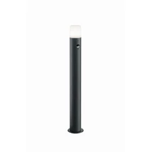Lampadar exterior cu senzor Trio HOOSIC metal, plastic, antracit, alb, E27, IP44 - 422260142