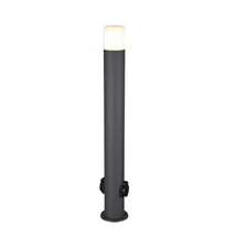 Lampadar exterior Trio HOOSIC metal, plastic, antracit, alb, E27, IP44 - 424067142