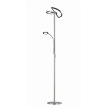 Lampadar Trio SPLIT metal, nichel, LED, 3000K-6500K, 18W, 2000lm, 3.5W, 400lm - 424910207