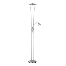 Lampadar Trio ARIZONA metal, nichel, LED, 3000K, 1x19W, 2200lm, 1x5W, 500lm - 426410207