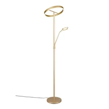 Lampadar Trio WILLIS, metal, auriu, LED, 44.5W, 4600lm+550lm, 2700K+3200K+4000K - Trio-449510279