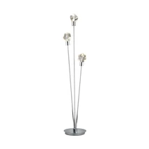 Lampadar Trio VERANO  metal, cristal, crom, transparent, LED, 19.5W, 2400lm, 2300K-3000K-4000K - Trio-454510306