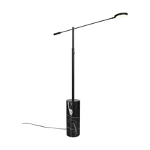 Veioza Trio FIORE  marmura, metal, negru, LED, 10W, 1200lm, 2300K-3000K-4000K - Trio-454610132