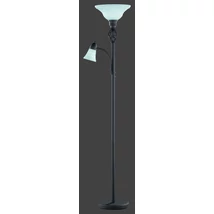 Lampadar Trio RUSTICA metal, sticla, rugina, alb, E27+E14 - 4602021-24