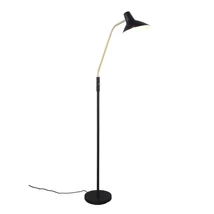 Lampadar Trio TRAVELLER, metal, negru, auriu, E27 - Trio-463400180