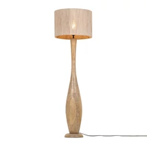 Lampadar Trio TOBA lemn, iuta, natural, E27 - Trio-467200130