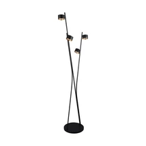 Lampadar  Trio CODA metal, acril, negru, auriu, GX53 - 469000480