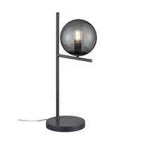 Veioza Trio PURE metal, sticla, antracit, fumuriu, E14 - 502000142