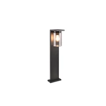 Lampadar exterior Trio ARDILA metal, sticla, negru, transparent, E27, IP44 - 511660132
