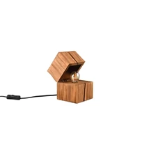 Veioza Trio TREASURE lemn, maro, E14 - 514110130